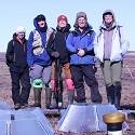 Group photo at research site.